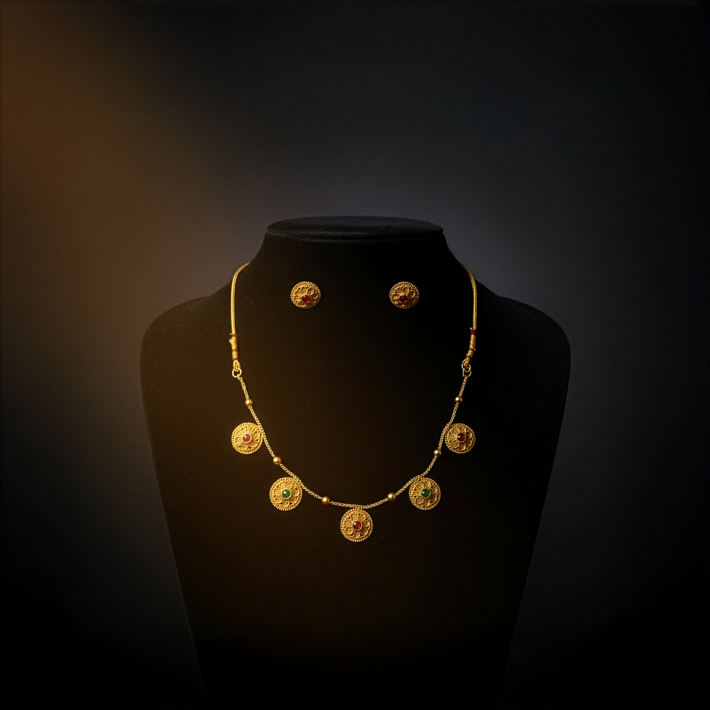 Temple Jewelry Green and Red