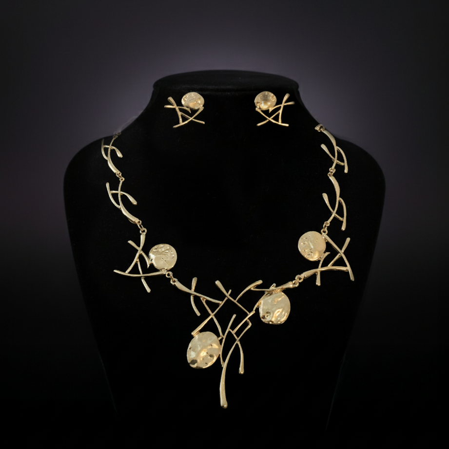 Abstract Glimmer Jewellery Set
