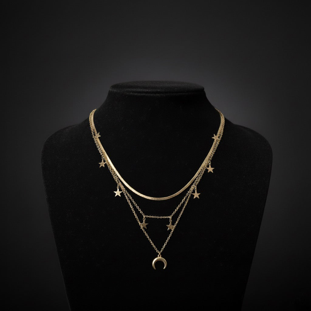 Cosmic Charm Layered Necklace