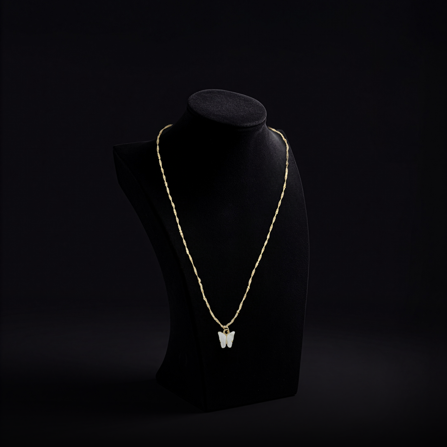 Pearly Butterfly Pendant